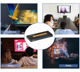 Splitter HDMI 1x8 4K 8 Salidas · Nuevo