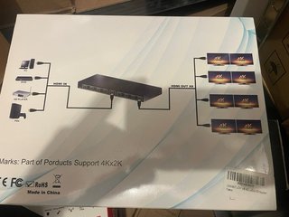Splitter HDMI 1x8 4K 8 Salidas · Nuevo