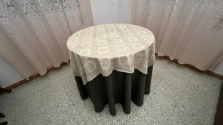 Tavolo consolle rotondo