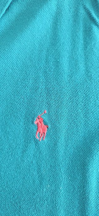 Polo Ralph Lauren Azul Turquesa Talla L