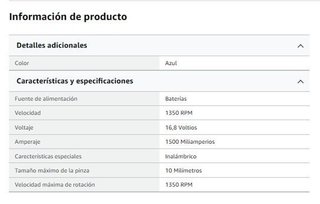 Taladro atornillador inalámbrico· Nuevo