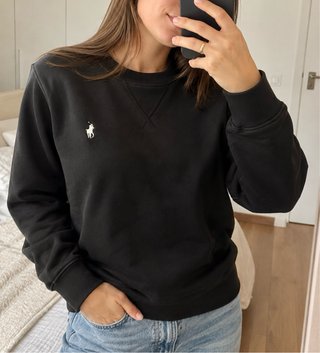 Sudadera Polo Ralph Lauren Negra Talla M mujeres