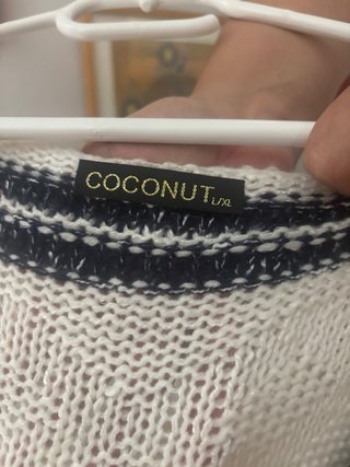 Chaleco Coconut Blanco y Negro