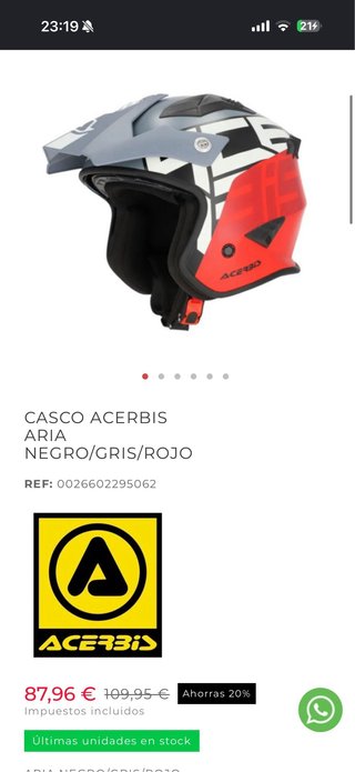 Casco Jet Acerbis