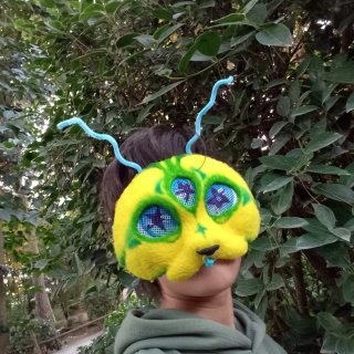 Máscara de Insecto para Disfraz.