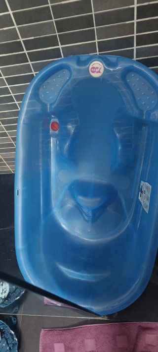 Bañera para bebé azul Ok baby