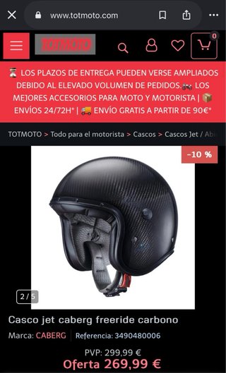Casco Moto Caberg Talla M
