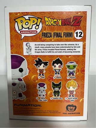 Funko Pop Frieza Final Form Dragon Ball Z