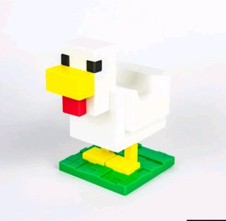 Soporte para mando estilo Minecraft – Impresión 3D