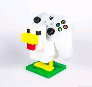 Soporte para mando estilo Minecraft – Impresión 3D