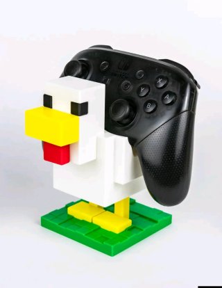 Soporte para mando estilo Minecraft – Impresión 3D