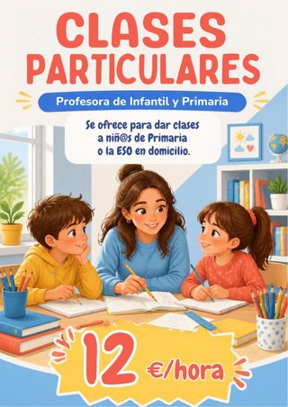 Clases particulares Primaria y ESO