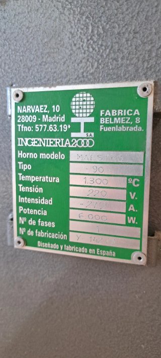 Horno Cerámica Maestro 90