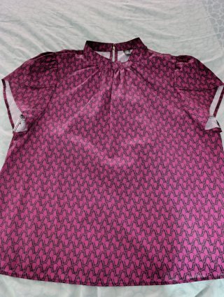 Blusa Morada Estampada