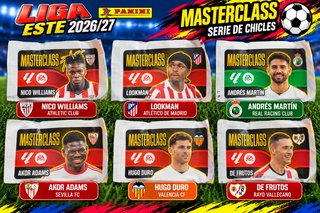 Lote Etiquetas chicles MasterClass Liga Este 26/27