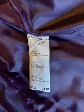 Chaquetón de mujer Elogy Morado