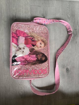 Bolso Top Model Glitter Rosa