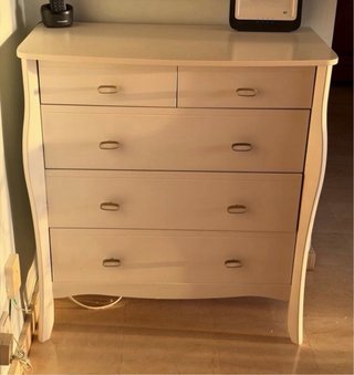 Lote 6 Muebles Dormitorio Blancos
