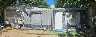 Caravana Fija en Camping Playa Malgrat