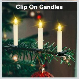 20 Velas LED Navidad con Mando