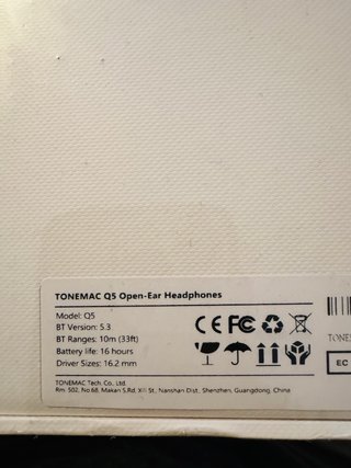 Auriculares Open Ear TONEMAC Q5