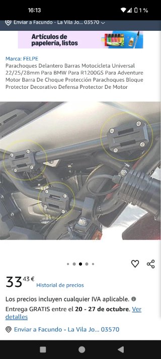 Barras de Protección de Motor para Moto