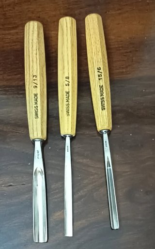 Set de 3 Gubias Pfeil Swiss Made con su funda