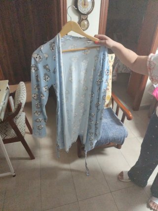 Camisón Estampado Azul