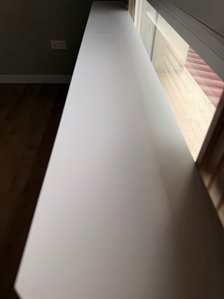 Cabecero cama de lamas Blanco de Madera.