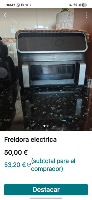 Freidora de aire Cecotec