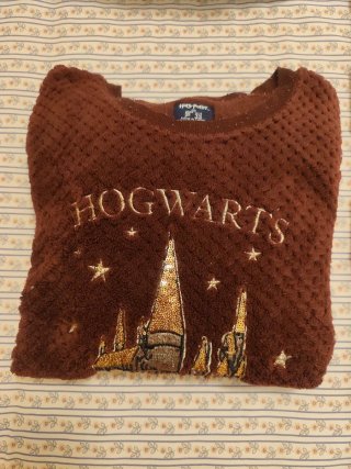 Pijama Invierno Harry Potter Hogwarts granate