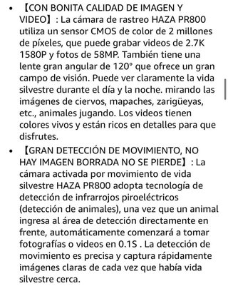 Cámara Caza 58MP 2.7K Visión Nocturna · Nueva