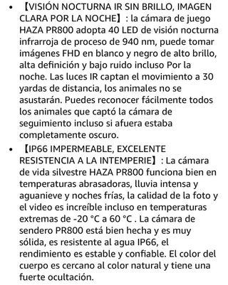 Cámara Caza 58MP 2.7K Visión Nocturna · Nueva