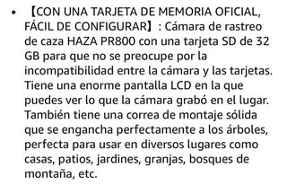 Cámara Caza 58MP 2.7K Visión Nocturna · Nueva