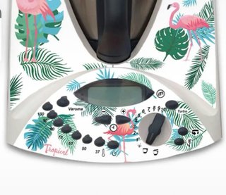 Vinilo Adhesivo para Thermomix - Flamencos