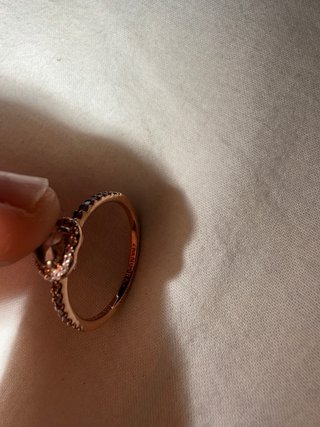 Anillo Pandora Corazón Oro Rosa
