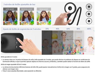 Escáner cámara documentos A3 5MP USB · Nuevo