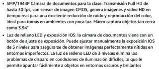Escáner cámara documentos A3 5MP USB · Nuevo