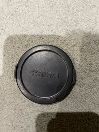 Tapa de objetivo Canon