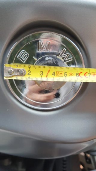 Insignia logo moto BMW aluminio R1200RT o k1600