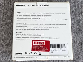 Grabadora CD DVD externa USB 3.0 USB-C · Nueva