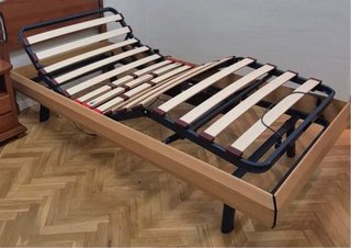 2 Camas Articuladas Pardo con Mando