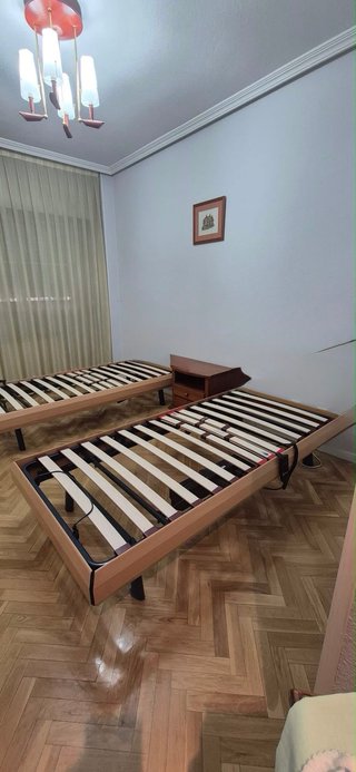 2 Camas Articuladas Pardo con Mando