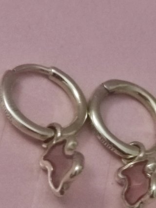Pendientes Tous Plata Vermeil Oro Rosa