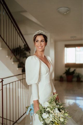 Traje de novia blanco