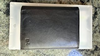 Cartera de Piel negra