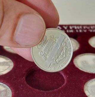 Colección Monedas Plata Monumentos Ávila Provincia