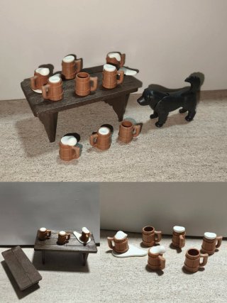Set de Accesorios Playmobil: Mesa y Jarras