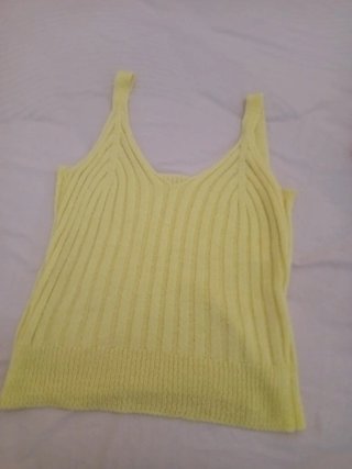 Blusa de tirantes amarilla