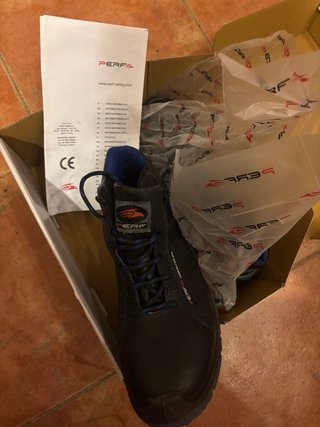 Zapatos de seguridad Talla 42 punta acero